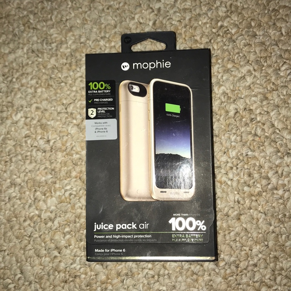 I phone 6/6s mophie charging case